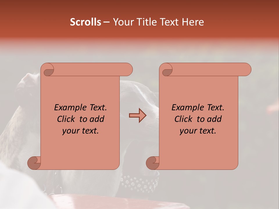 Three Whippets PowerPoint Template