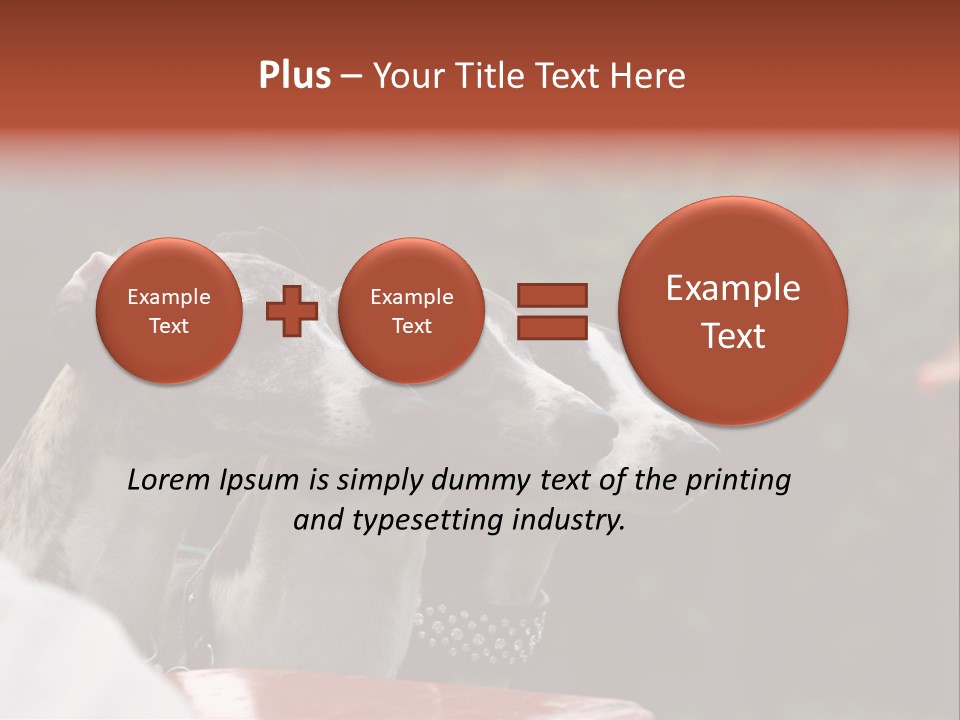 Three Whippets PowerPoint Template