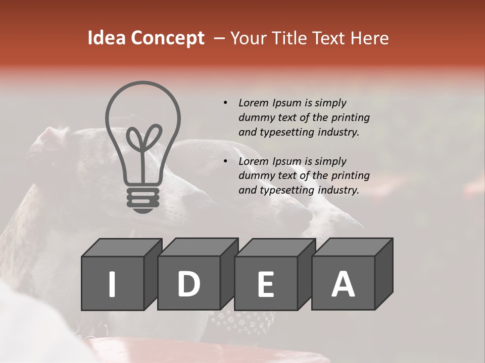 Three Whippets PowerPoint Template