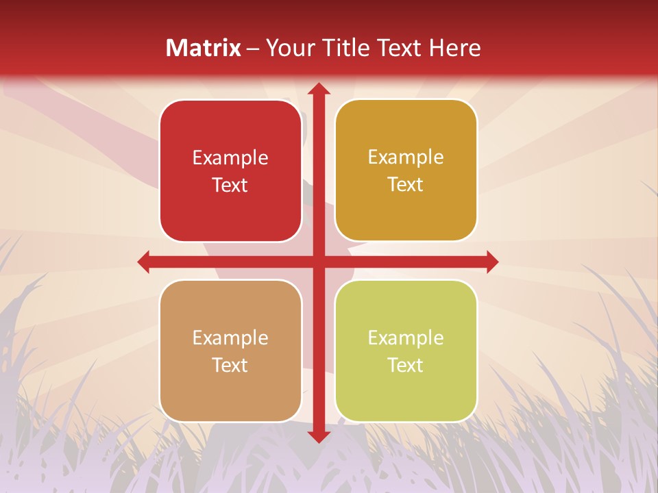 Woman Reaches To The Sky (Also Available In Vector) PowerPoint Template