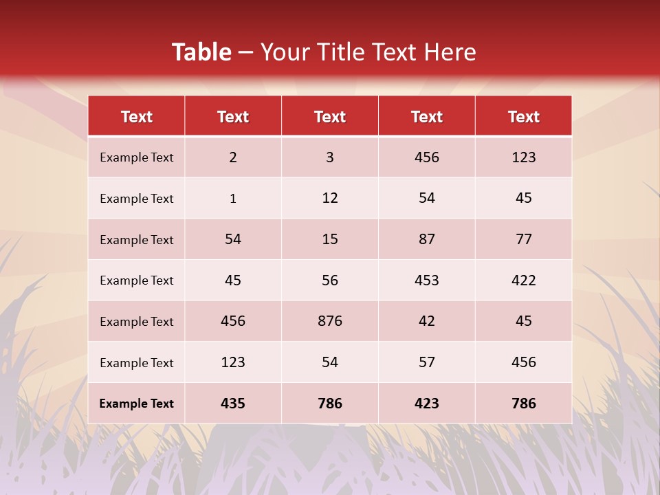 Woman Reaches To The Sky (Also Available In Vector) PowerPoint Template