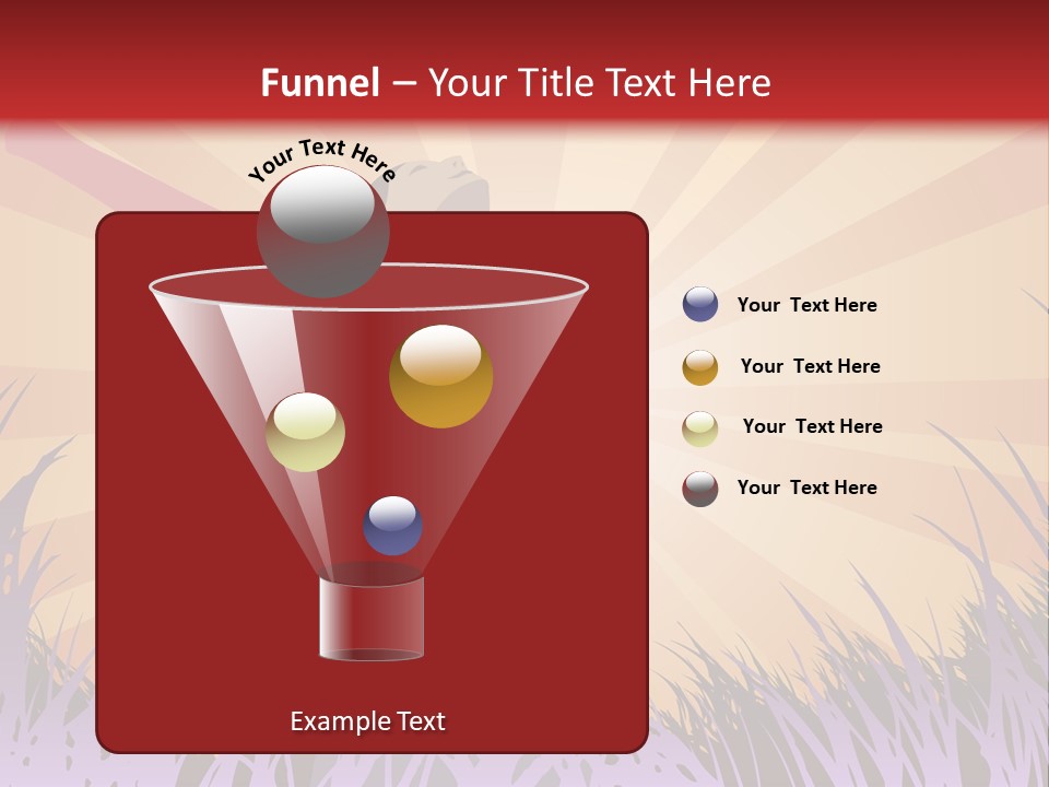 Woman Reaches To The Sky (Also Available In Vector) PowerPoint Template