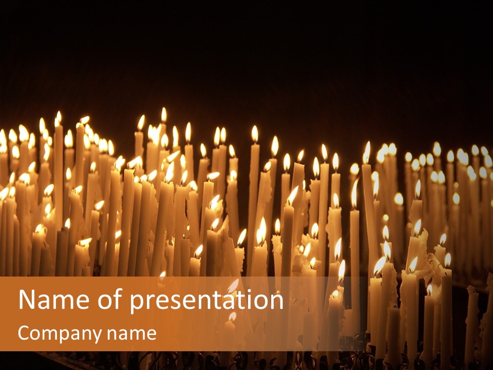 Candle PowerPoint Template