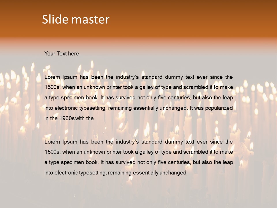 Candle PowerPoint Template
