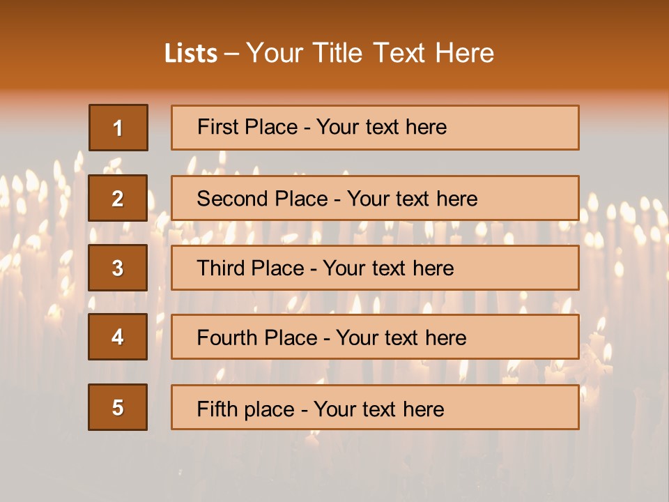 Candle PowerPoint Template