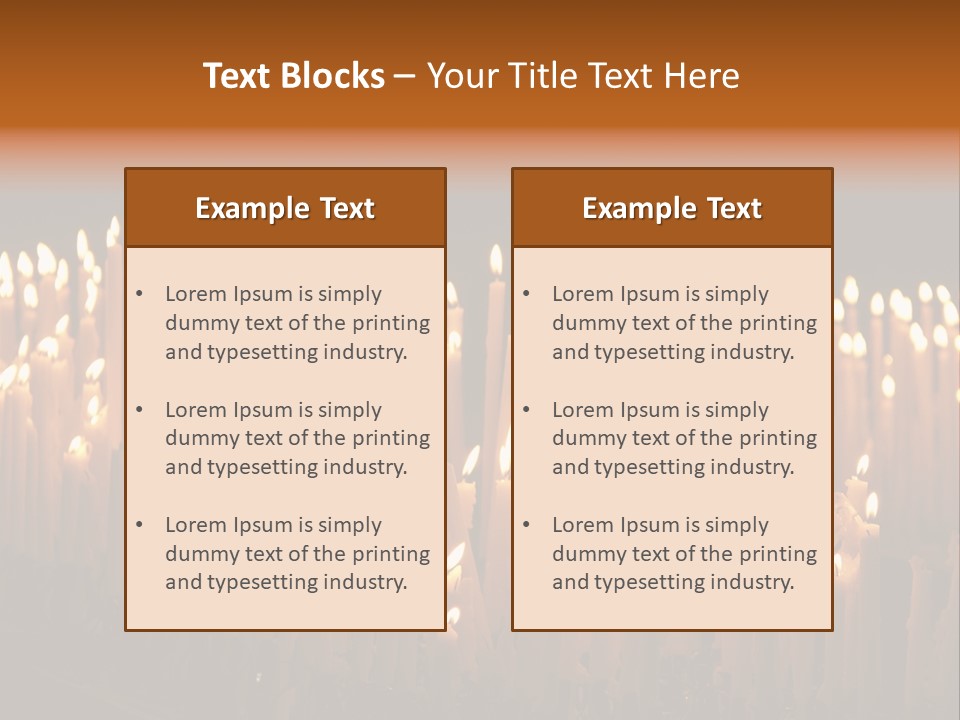 Candle PowerPoint Template