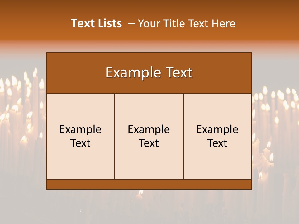 Candle PowerPoint Template