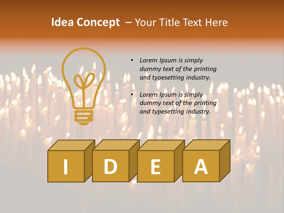 Candle PowerPoint Template
