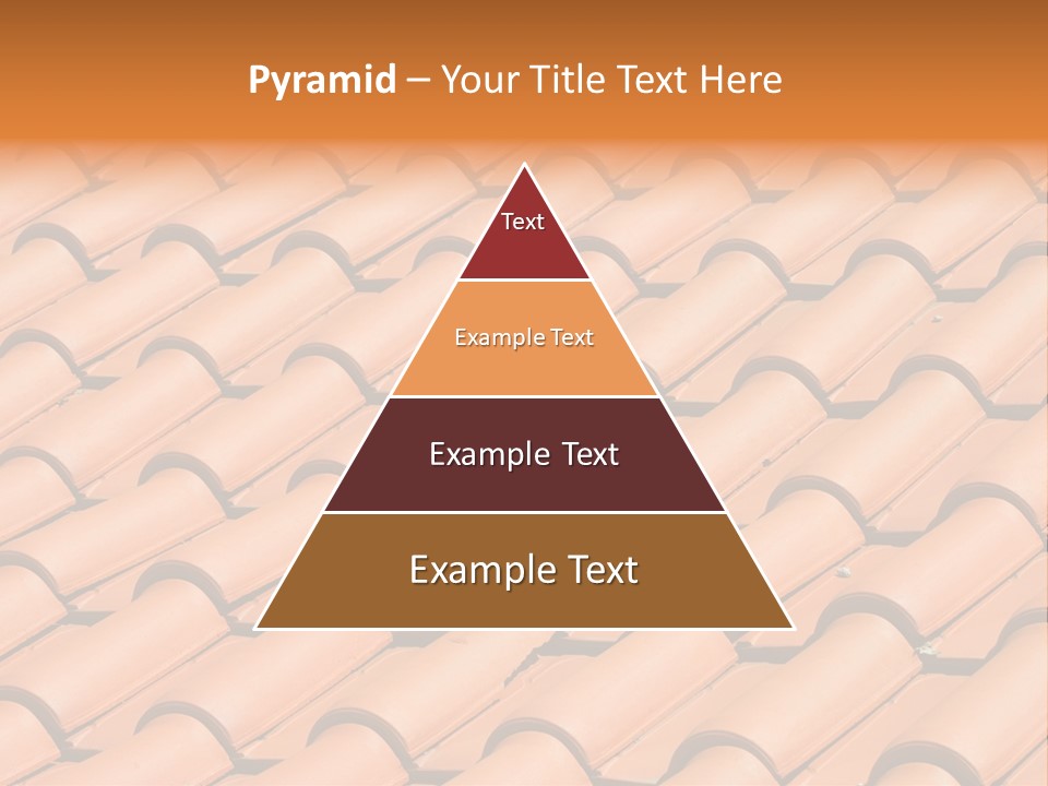 Roof Tiles Used As A Background PowerPoint Template