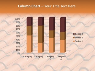 Roof Tiles Used As A Background PowerPoint Template