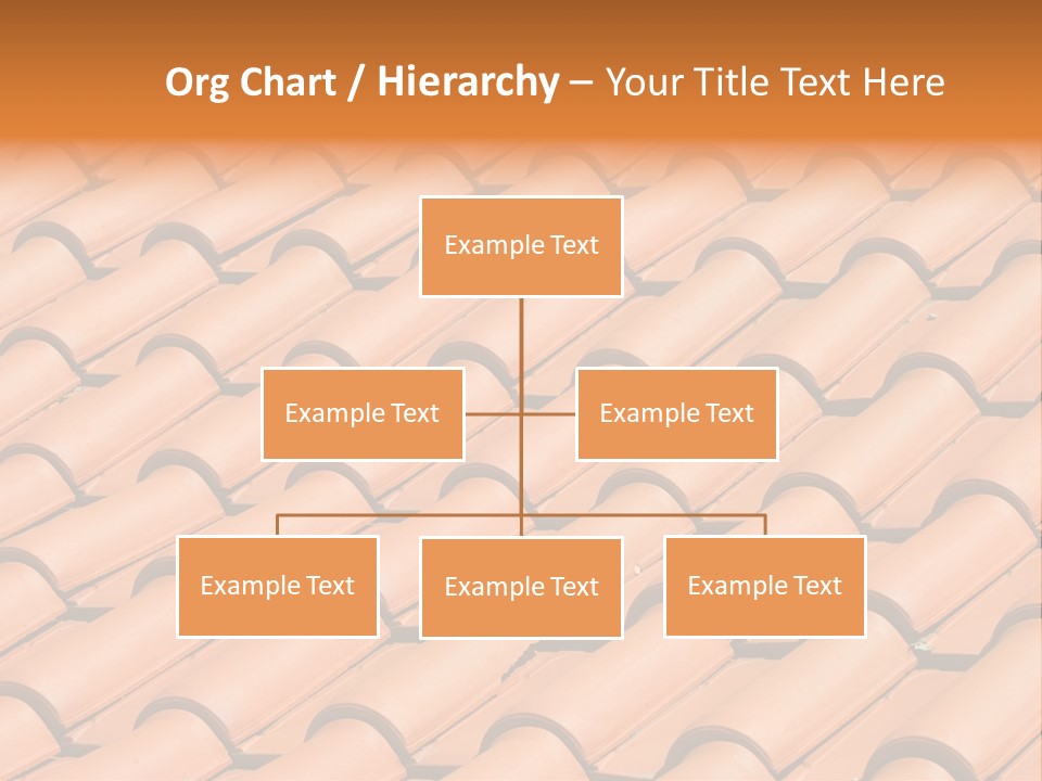 Roof Tiles Used As A Background PowerPoint Template