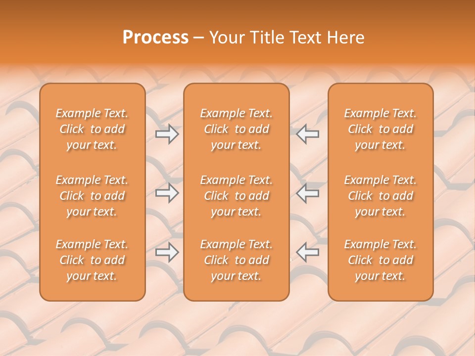 Roof Tiles Used As A Background PowerPoint Template