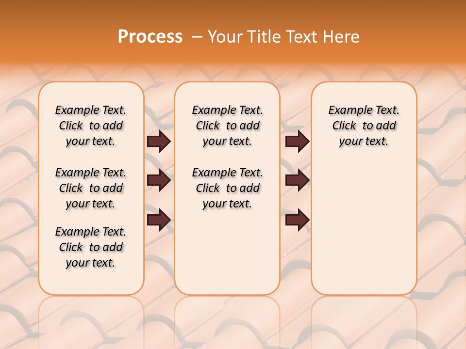 Roof Tiles Used As A Background PowerPoint Template