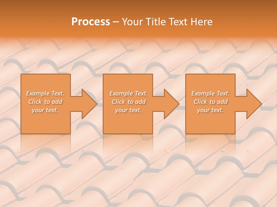 Roof Tiles Used As A Background PowerPoint Template