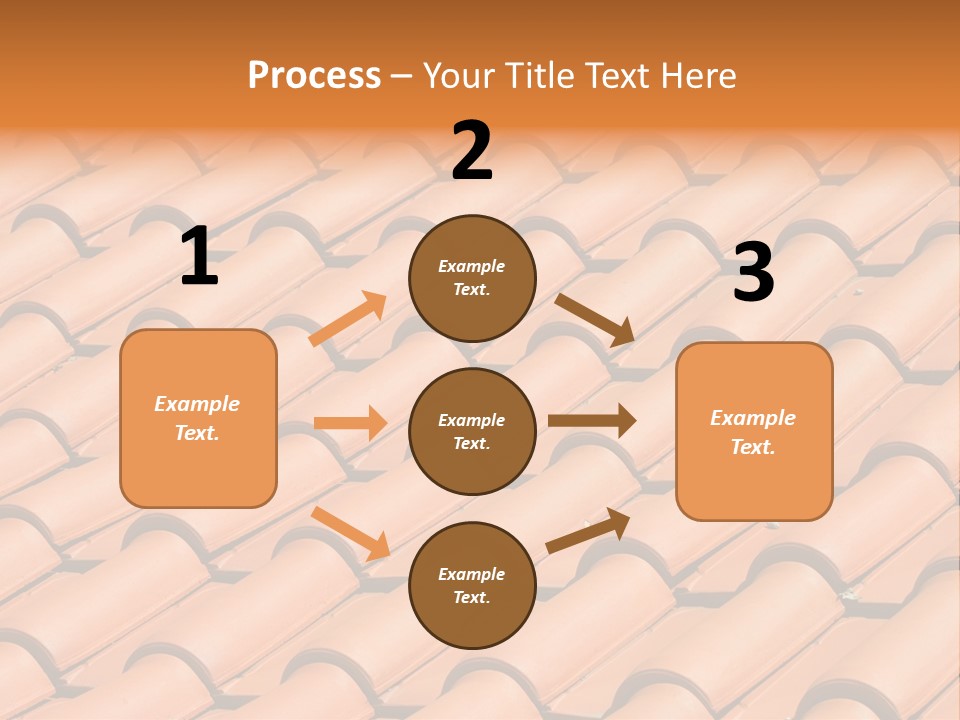 Roof Tiles Used As A Background PowerPoint Template