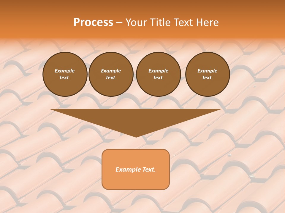 Roof Tiles Used As A Background PowerPoint Template