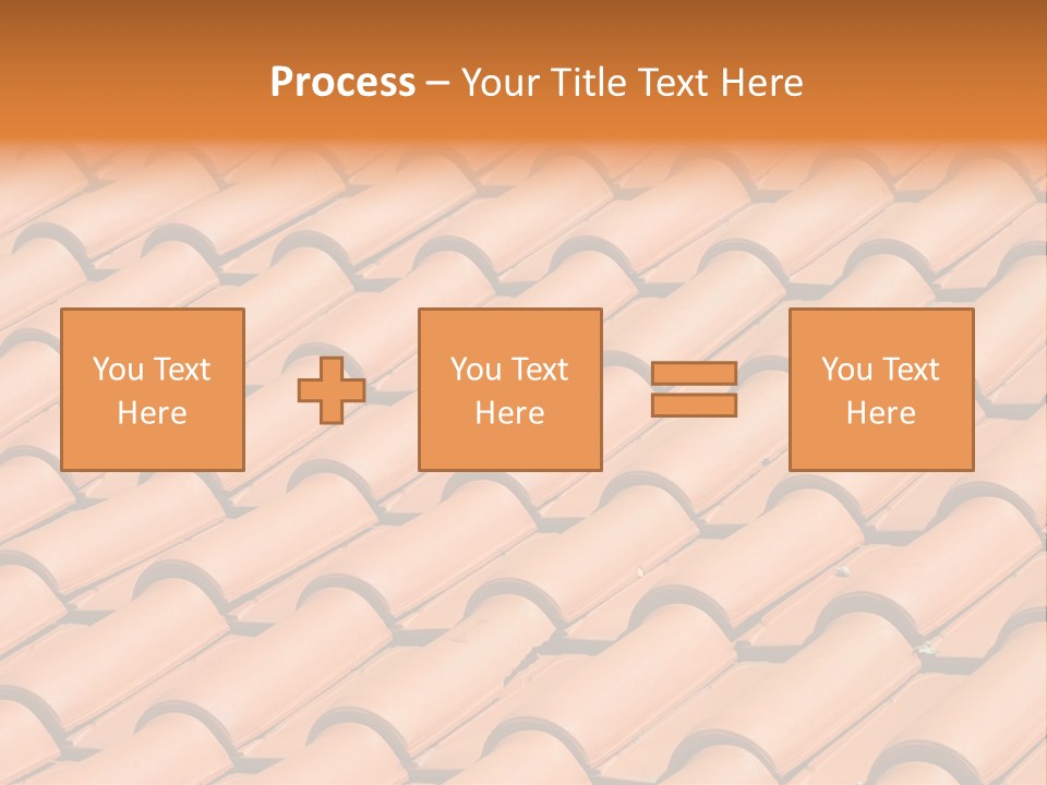 Roof Tiles Used As A Background PowerPoint Template