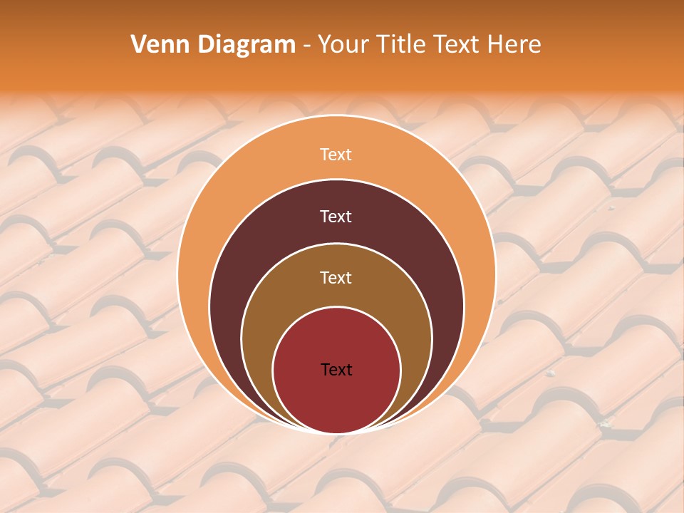 Roof Tiles Used As A Background PowerPoint Template