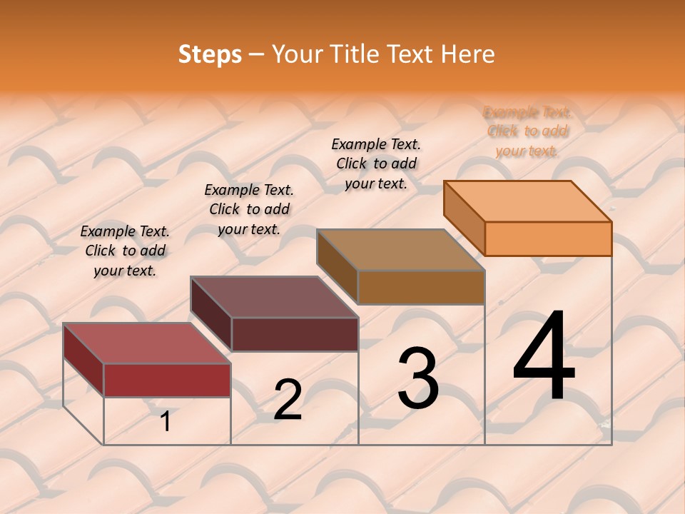 Roof Tiles Used As A Background PowerPoint Template