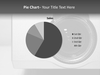 Detailed View Of A Home Cinema Projector/Beamer [High Key] PowerPoint Template