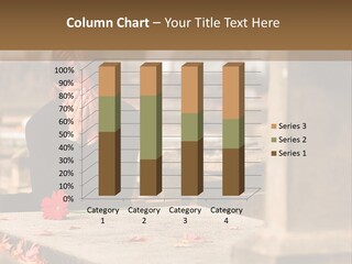 Woman Laying Flower On Grave In Cemetery PowerPoint Template