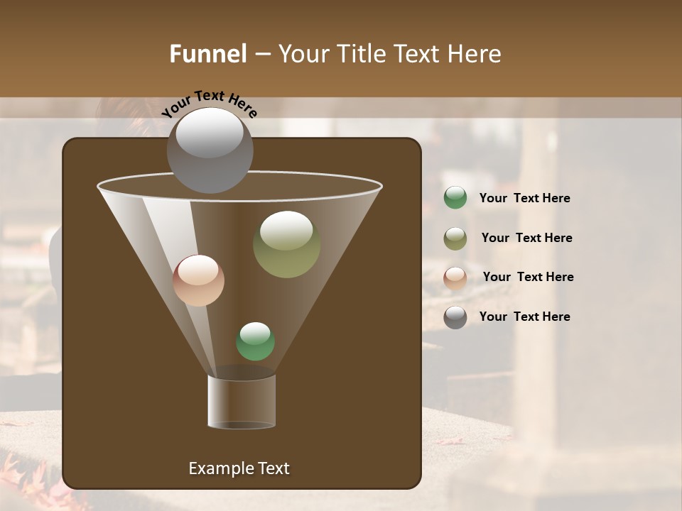 Woman Laying Flower On Grave In Cemetery PowerPoint Template