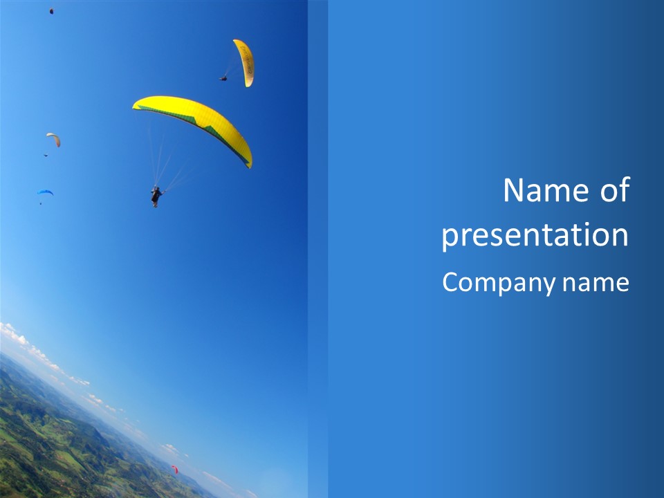 Paragliders PowerPoint Template