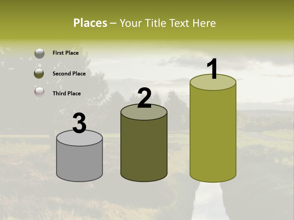 Summer Seat On Brooklyn Bridge, Background Out Of Focus PowerPoint Template