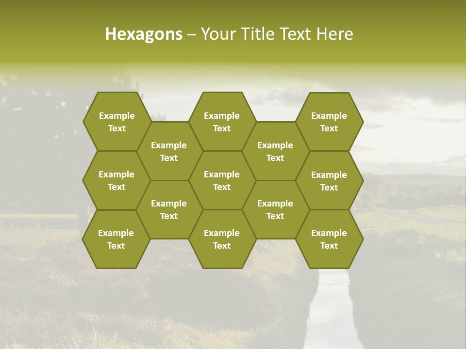 Summer Seat On Brooklyn Bridge, Background Out Of Focus PowerPoint Template