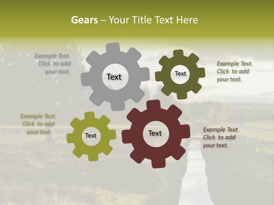 Summer Seat On Brooklyn Bridge, Background Out Of Focus PowerPoint Template