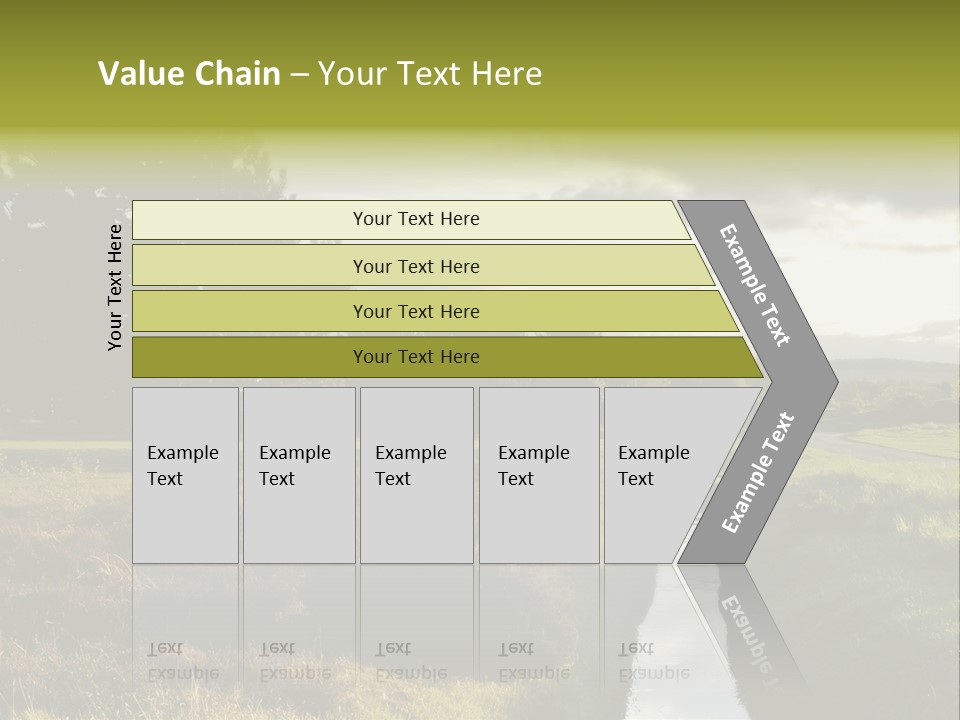 Summer Seat On Brooklyn Bridge, Background Out Of Focus PowerPoint Template