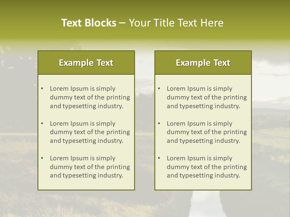 Summer Seat On Brooklyn Bridge, Background Out Of Focus PowerPoint Template