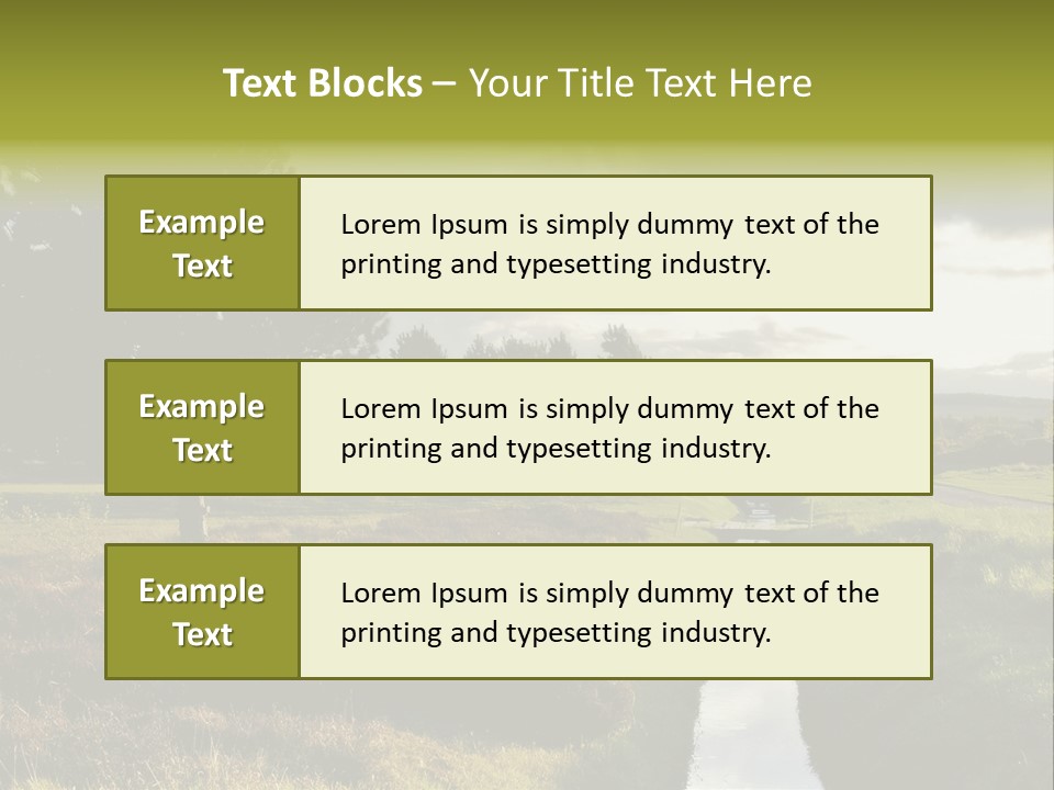 Summer Seat On Brooklyn Bridge, Background Out Of Focus PowerPoint Template