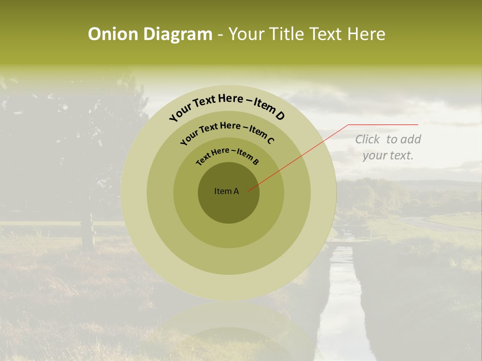 Summer Seat On Brooklyn Bridge, Background Out Of Focus PowerPoint Template