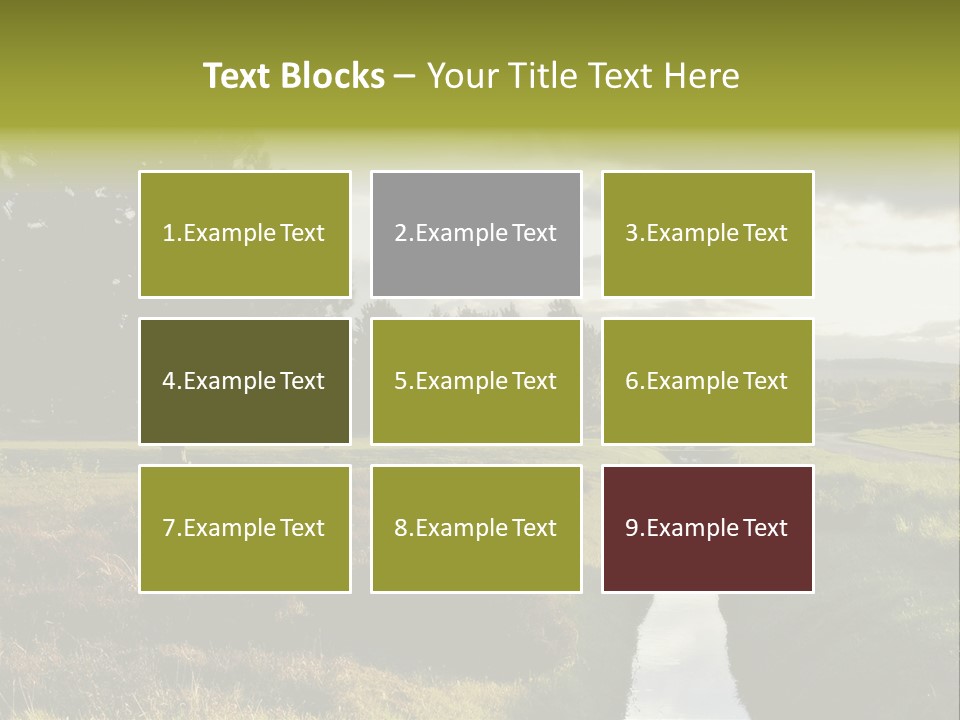 Summer Seat On Brooklyn Bridge, Background Out Of Focus PowerPoint Template