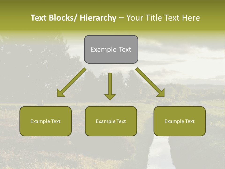 Summer Seat On Brooklyn Bridge, Background Out Of Focus PowerPoint Template