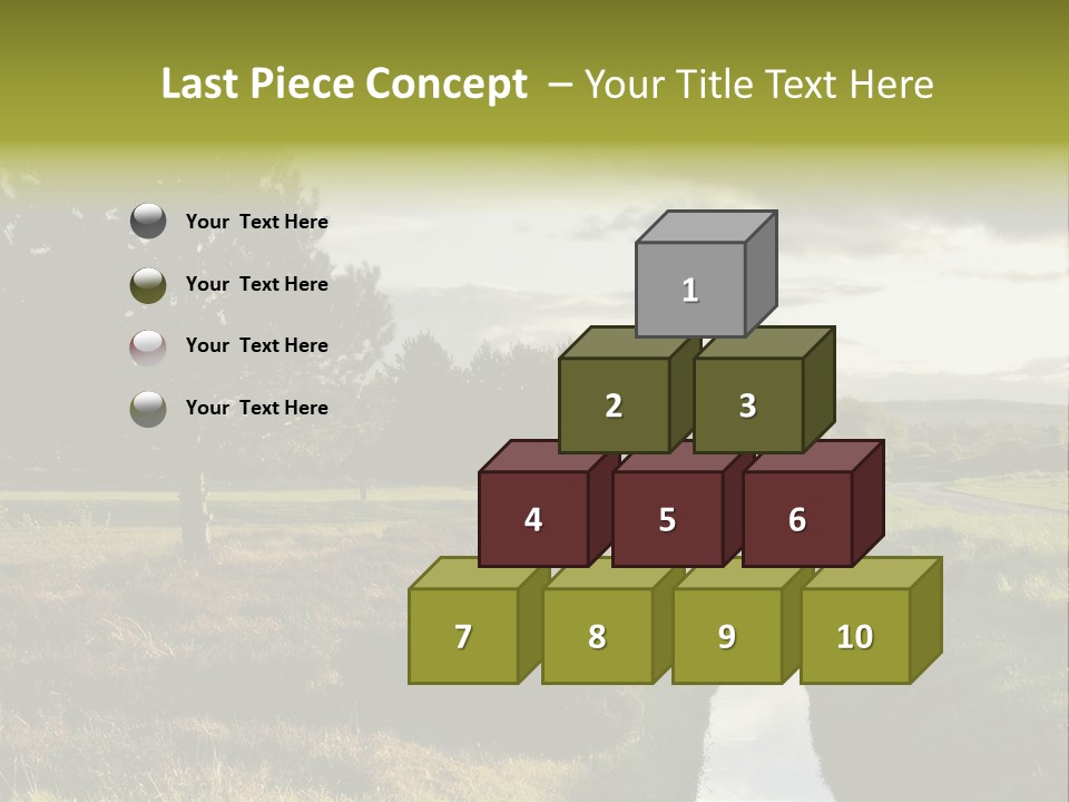 Summer Seat On Brooklyn Bridge, Background Out Of Focus PowerPoint Template