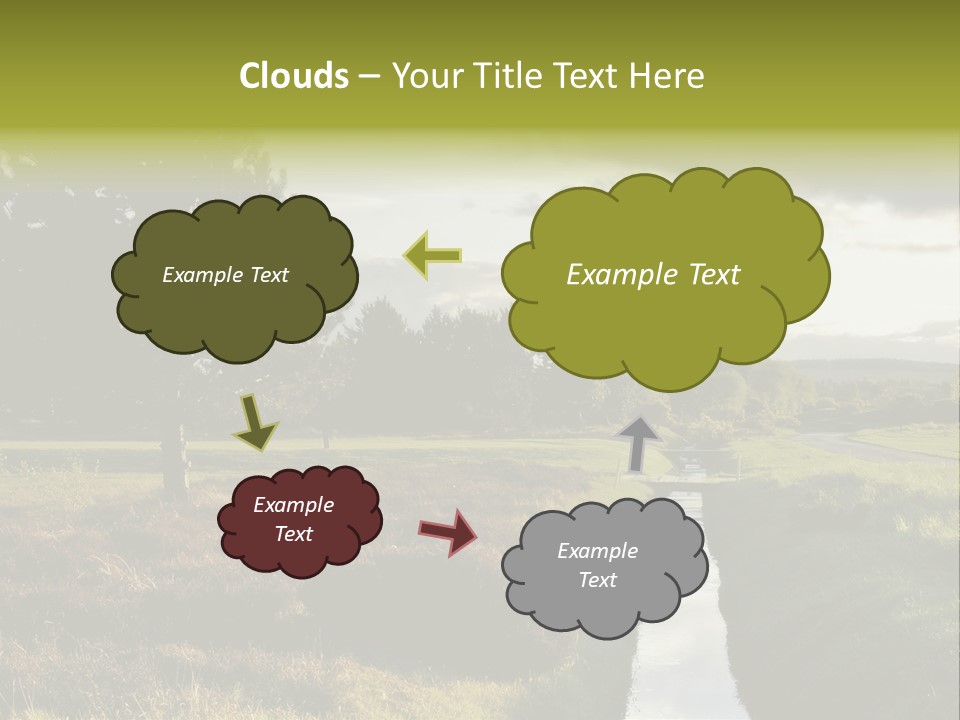 Summer Seat On Brooklyn Bridge, Background Out Of Focus PowerPoint Template