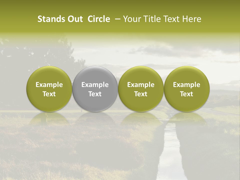 Summer Seat On Brooklyn Bridge, Background Out Of Focus PowerPoint Template