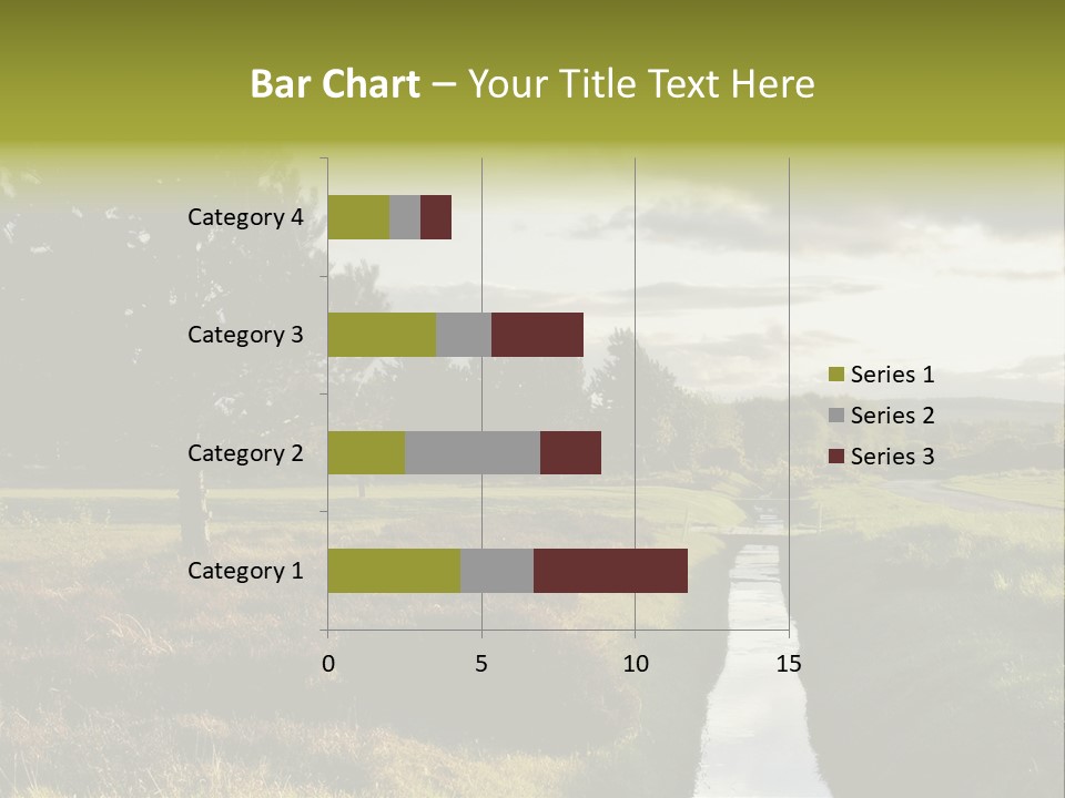 Summer Seat On Brooklyn Bridge, Background Out Of Focus PowerPoint Template