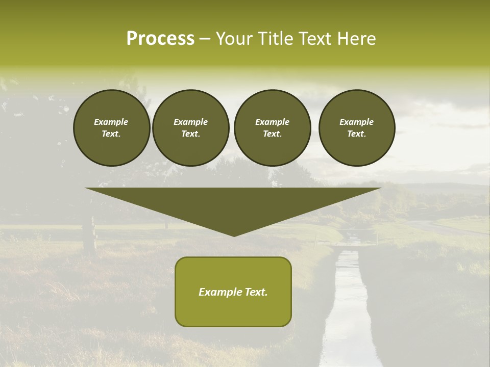 Summer Seat On Brooklyn Bridge, Background Out Of Focus PowerPoint Template