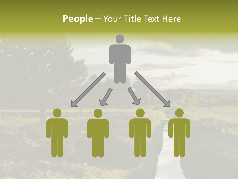 Summer Seat On Brooklyn Bridge, Background Out Of Focus PowerPoint Template