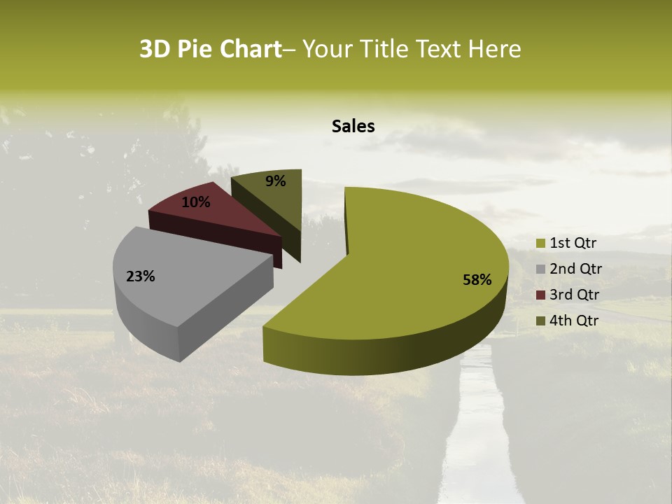 Summer Seat On Brooklyn Bridge, Background Out Of Focus PowerPoint Template