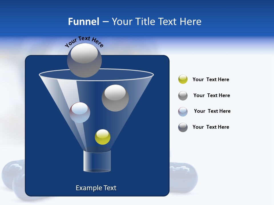 Blue And Yellow Pills Spilling Out Of A Jar PowerPoint Template