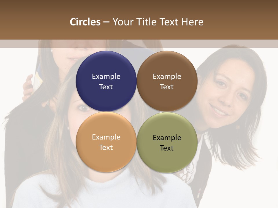 A Group Of People Standing Next To Each Other PowerPoint Template