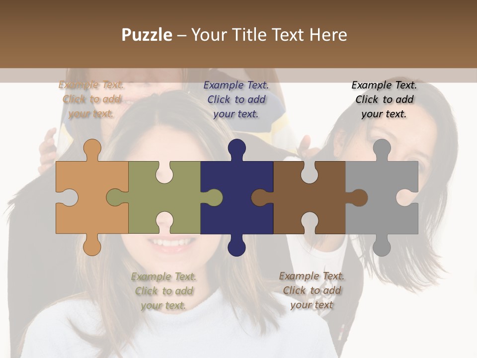 A Group Of People Standing Next To Each Other PowerPoint Template