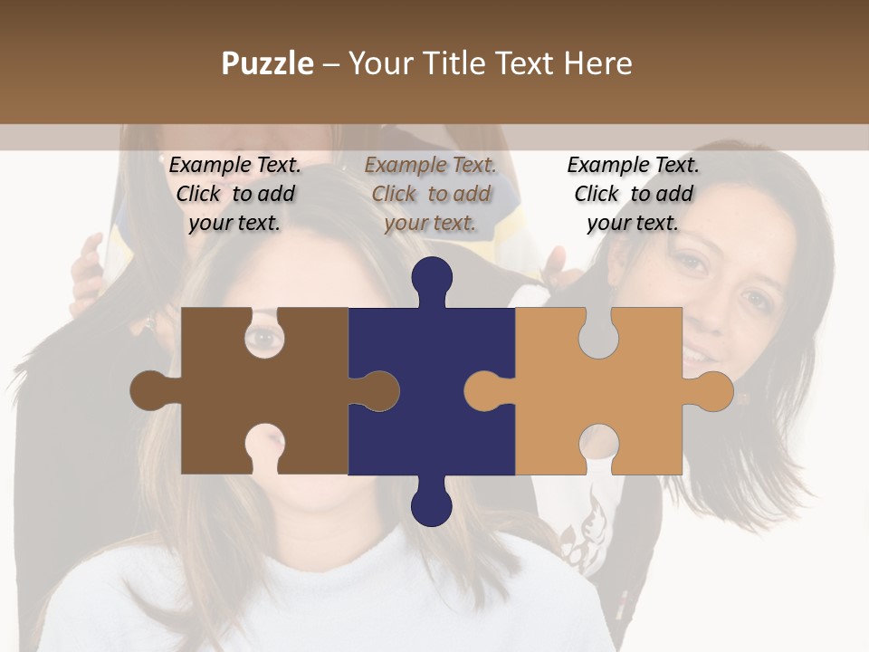 A Group Of People Standing Next To Each Other PowerPoint Template