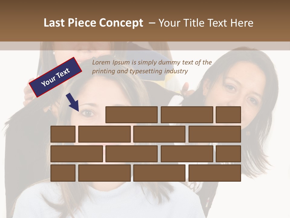 A Group Of People Standing Next To Each Other PowerPoint Template