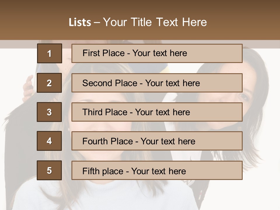 A Group Of People Standing Next To Each Other PowerPoint Template