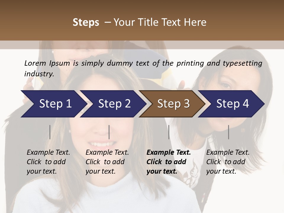 A Group Of People Standing Next To Each Other PowerPoint Template